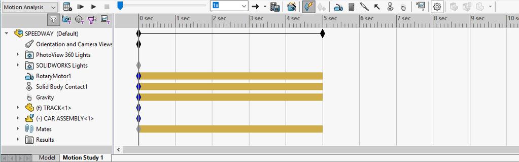 H. Motion Study Properties. Step 1. Click Motion Study Properties on the Motion Manager toolbar, Fig.