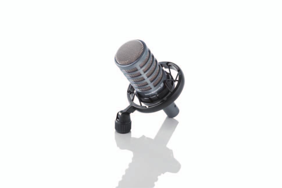Reporter s Radio Announcer MCE 58 Electret condenser microphone for eng/efp M 99 Large diaphragm dynamic microphone Omnidirectionaldirectional polar pattern High output level Rugged construction Slim