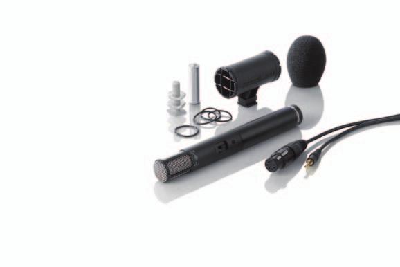 stereo microphones stereo microphones MCE 72 SERIES MCE 72 Stereo electret condenser microphone, battery powered XY-Stereophony Two cardioid condenser capsules Angular width 120 (± 60 off the