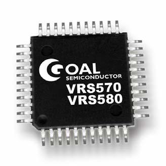 VRS570 32K Flash, 1kB RAM, 25~40MHz, 8-Bit MCU VRS580 64K Flash, 1kB RAM, 25~40MHz, 8-Bit MCU 1134 Ste