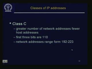 First 2 bits of a class B addresses are 1 and 0 so you can only have 16,000 such class B networks and network addresses range from