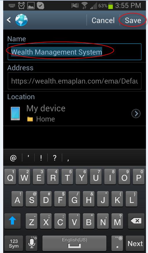Creating a bookmark icon on a Samsung Android device In this user guide, we will demonstrate how to create a bookmark in a Samsung Android Device.