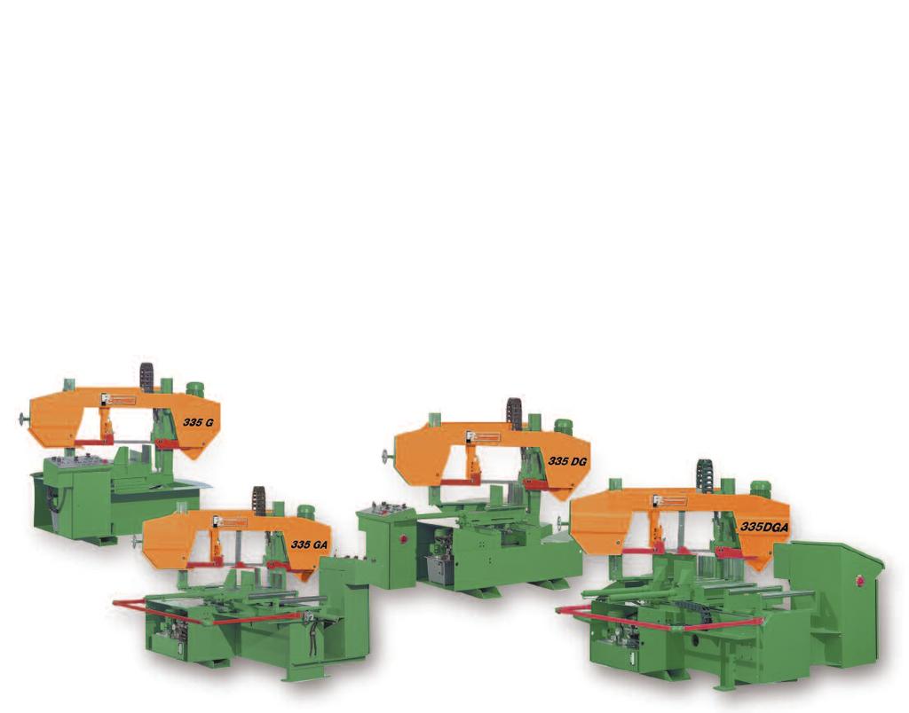Models 335, 407 and 410 Eco-Line Series Metal Bandsawing Machines The Eco-Line 335 & 410 Series steel bandsawing machines deliver that extra punch to your sawing applications.