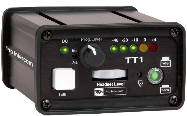 TT1 Portable Headset Station With Program Input (Also used as an IFB mini-master) 4 Performance 4 Durability 4 Value 4 Compatibility Performance: The TT1 has two applications: a) It was designed to