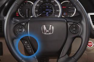 How It Works VOICE RECOGNITION Control four different systems with the steering wheel buttons and the ceiling microphone.