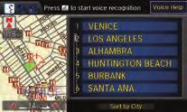 From the map screen, say Find nearest ATM. 3. Say the number next to the destination you want to select. 2.