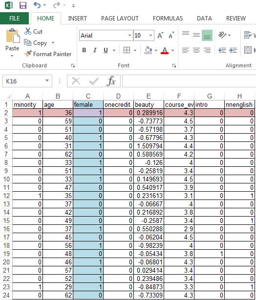 Introduction to Excel Workshop Empirical Reasoning Center September 9, 2016 1 Important Terminology 1. Rows are identified by numbers. 2. Columns are identified by letters. 3.