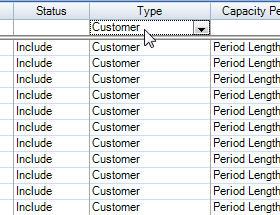 Clear out the filter from the Name column, and type DC in the cell below the Name column heading and press Enter to filter for only DC sites (distribution center site names