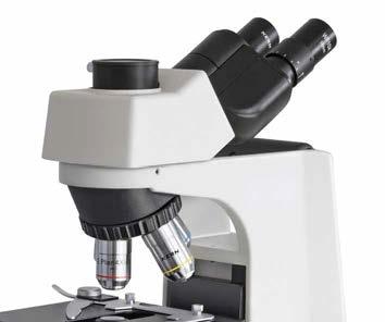 Thanks to the simple Koehler illumination, the adjustable field diaphragm and a pre-centred and height adjustable Abbe condenser with adjustable aperture diaphragm, these microscopes produce