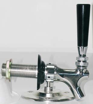 FLOW CONTROLLER It is of great importance that all beer types are poured at the correct flow rate from the dispense tap.
