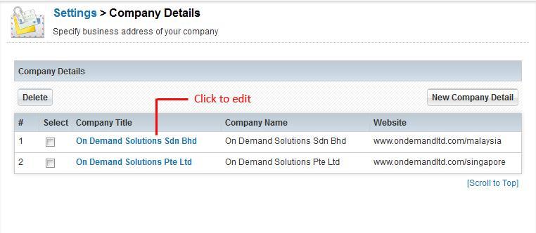 To add or edit your company details in your Second CRM account, just click the [Settings] module like shown before and once the menu appears, under Communication