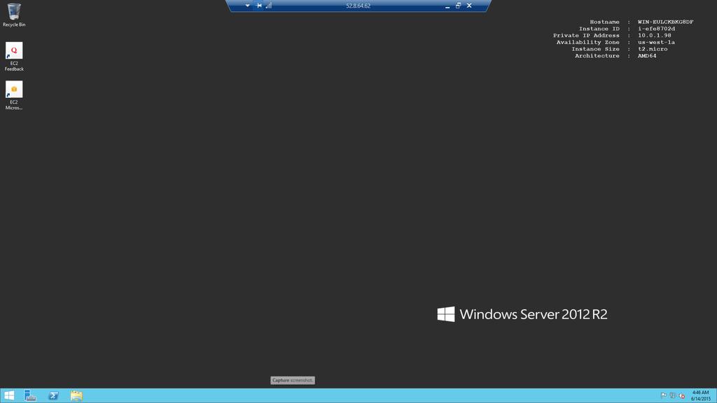 5. Now you have entered the Windows server system.