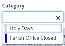 espace How to Create and Edit Events URL: app.espace.cool * Please save to your Favorites * [ADMIN ONLY] = Parish Office Staff only * To change your password, click My Profile > enter password in Password and Confirm Password sections.