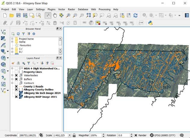 2 The interface for QGIS will open.