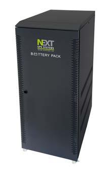 Online UPS Lynx External Battery Cabinet Battery 9Ah Battery 12Ah Dimensions, D x W x H (mm) 700 x 450 x 1100 Battery Type (2 x 31) 12 V / 9 Ah 12 V / 12 Ah Net Weight (Kg) 180kg 250kg Battery 26Ah