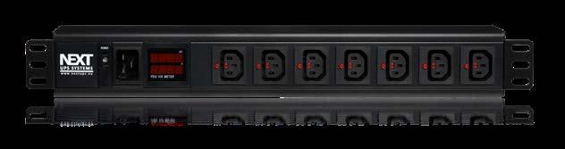 of multiple loads either as free-standing or on rack-mounted UPSs NEXT PDUs have a large number of sockets (7 French (BE/FR) or 8 Schuko (NL/LU) or 8