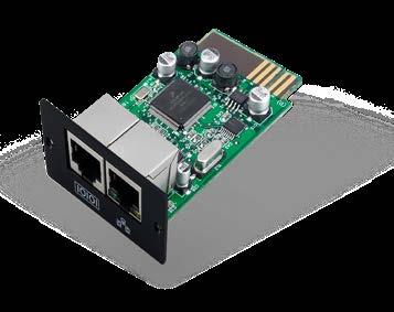 Accessory / Software NEXT Remote Monitoring & Management SNMP/WEB Card SNMP/WEB Card Allows control and monitoring of