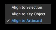 Align and distribute Align or distribute relative to an artboard 1 Select the objects to align or distribute. 2 Using the Selection tool, Shift-click in the artboard you want to use to activate it.