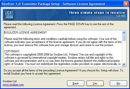 Just follow the instructions on screen and you should be fine. Next, read the license agreement carefully.