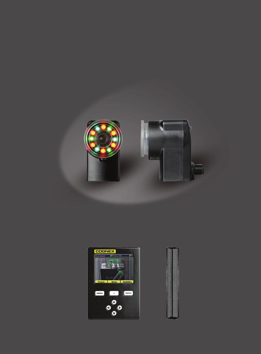 Powerful Things Come in Small Packages Checker is an all-in-one vision sensor with built-in lighting and a variable working distance, capable of inspecting over 6000 parts per minute all in a package