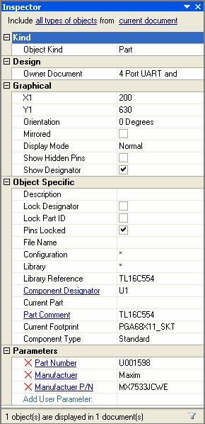 Editing objects in the Inspector panel The Inspector panel enables you to interrogate and edit the properties of one or more design objects in the current or open document(s).