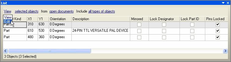 multiple objects of the same kind. Select one or more objects and press F11 to display the Inspector panel, or click on the Inspector tab.