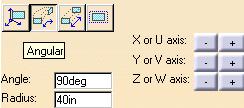 Offset: This function allows you to place the section offset a specified distance from the last section placed. It can be offset along the X, Y and/or Z axis.