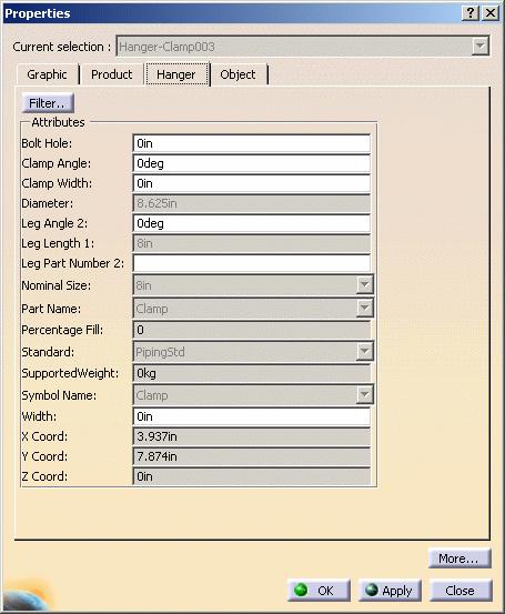 The Properties dialog box will display tabs, most of which are used in all products. The Graphic tab allows you to change the appearance of the object.