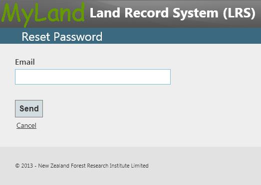 Password Reset If your user password is forgotten you can reset your user password via e-mail. 1. To reset the user password click on the Manage Your Account hyperlink in Step 4. 2.