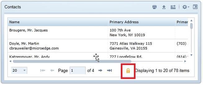 Saving View Column Widths GIFTS Online users now have the ability to save changes to column widths in the current View provided they are in a workspace where Views can be defined.