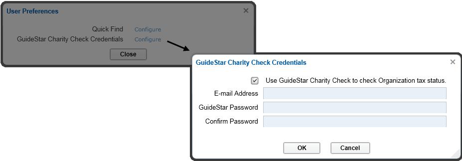 Email Address Text; required. Enter the email address that is associated with your GuideStar account. GuideStar Password Text; required. Enter your GuideStar password.