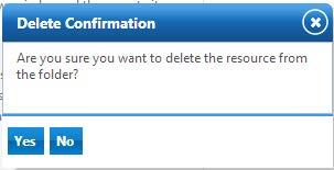 2. Delete Confirmation box will appear. Click on Yes. 3. A confirmation message will appear.