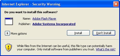 If the current machine has a supported version of Flash Player, ELLIS Academic will open successfully. If this is the case, go to step 10.