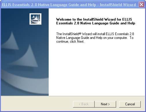 Chapter 5 Upgrading from ELLIS Essentials 2.7 for Windows b. Read the Welcome Screen (Figure 5-41).