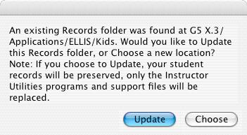 5. Update the existing Records folder. Chapter 10 Upgrading from ELLIS Essentials 2.