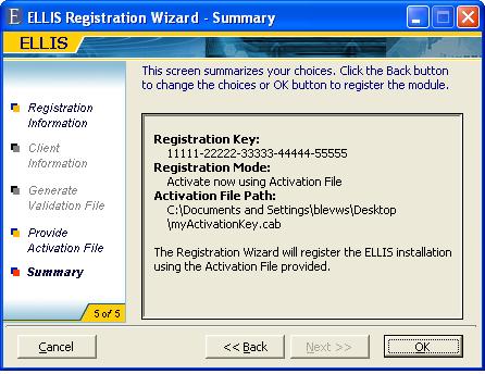 Chapter 4 Windows Registration 14. Confirm your registration information.
