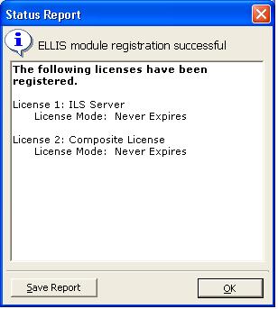 Chapter 4 Windows Registration 15. Finish License registration. If your registration was successful, a confirmation message will appear (Figure 4-17). The client machine should now be ready to use.