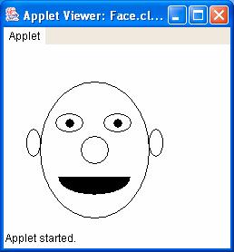 18) PROGRAM FOR DRAWING HUMAN FACE USING GRAPHICS import java.awt.*; import java.applet.*; /*<APPLET CODE=Face.