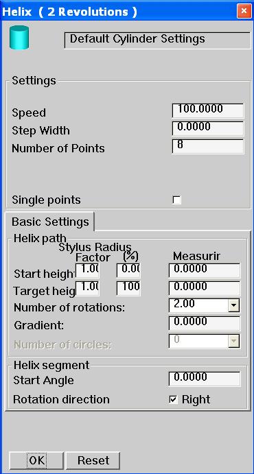 Scan Path / Strategy: Default Measurement Strategy Click the