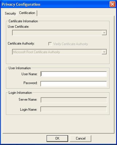 TTLS: TTLS requires the mutual authentication between station and access points. You must present a User Name and Password that will be verified by TTLS-capable server.