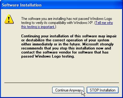 If you are using Windows 98se or ME, the system may ask for the driver CD. Please click the Browse button.