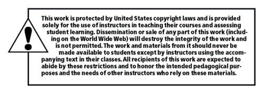 Copyright 2009 Pearson Education, Inc., publishing as Prentice Hall, Upper Saddle River, New Jersey and Columbus, Ohio. All rights reserved. Manufactured in the United States of America.
