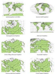 f S* 15 16 Standard Map Projections