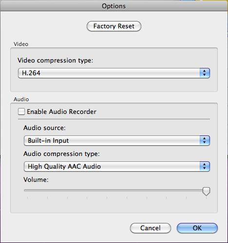 Video Compression Type: Set up the recording format <Note> You need to enable the [Enable