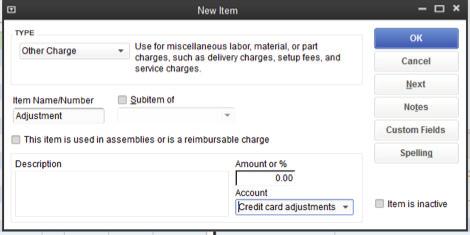 Setup QuickBooks CUSTOMER The example in these guidelines uses the value Remittance Report for the QuickBooks Customer.
