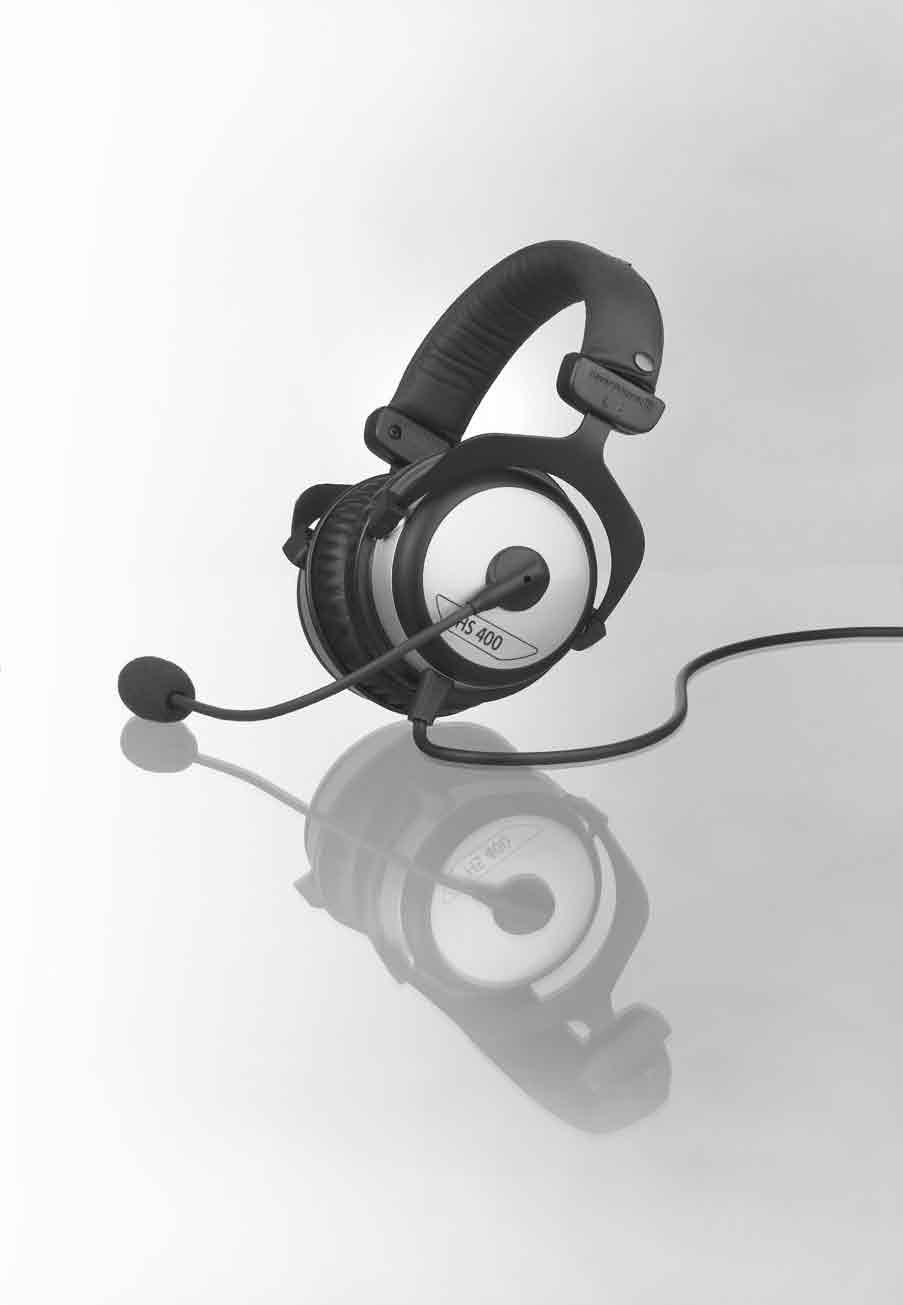 Only high-quality materials for longterm use and high comfort are used for this handcrafted quality headset. Ambient noise attenuation of approx.