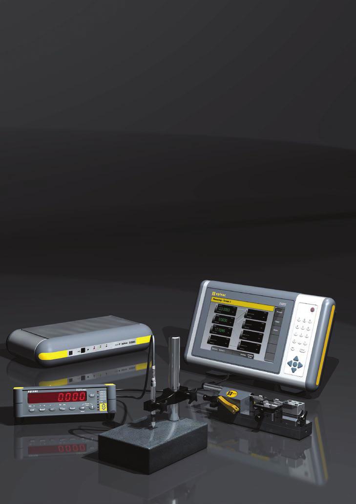 MEASURING PROBES, DIGITAL DISPLAYS AND BENCH TABLES The Sylvac linear probes are based on the capacitive principle characterized by a high degree of accuracy also on long measuring ranges up to 50mm.