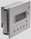 Operator units FED, text-based Technical data -P- Voltage 18 30 V DC -Q- Temperature range 0 +50 C General technical data FED-50 Display Monochrome LCD with backlighting Display size 4x20 characters