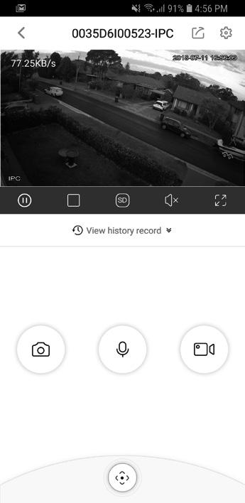 You can now view video from your cameras on your smartphone.