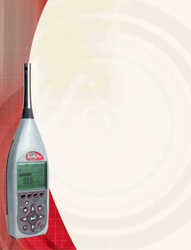 SOUNDPRO SE/DL HAND HELD SOUND LEVEL METER & REAL-TIME FREQUENCY ANALYZER Typical Applications Workplace Noise Assessments Environmental Noise Assessments Administrative & Engineering Controls